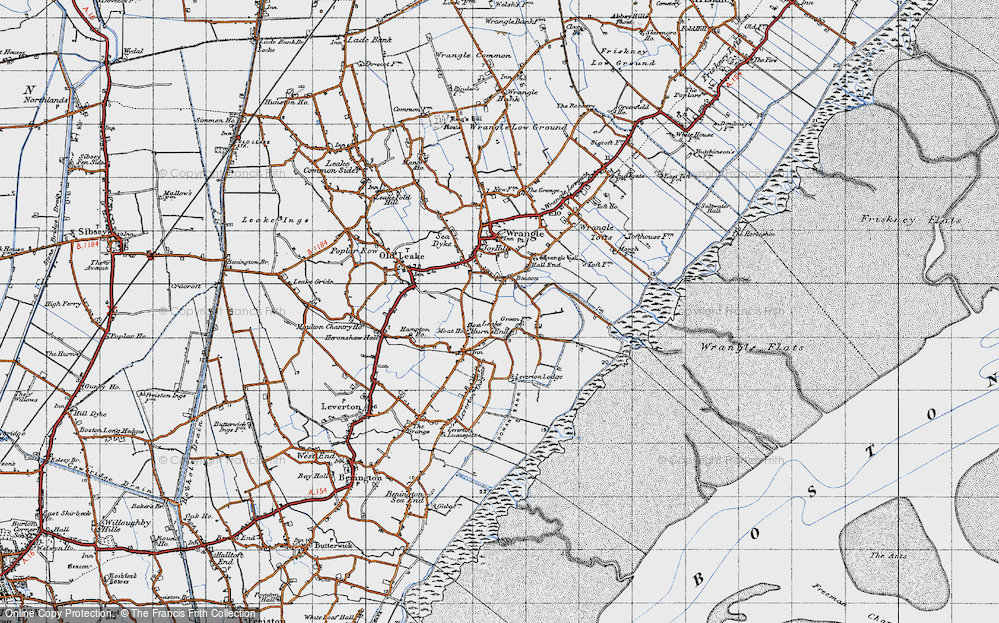 Old Map of Leake Hurn's End, 1946 in 1946