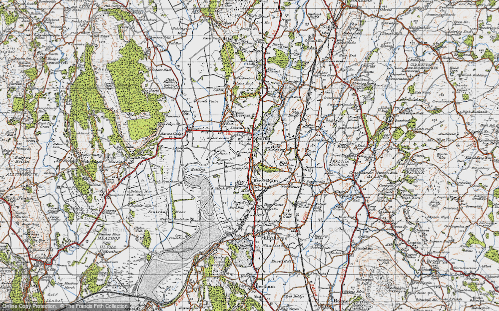 Old Map of Leasgill, 1947 in 1947