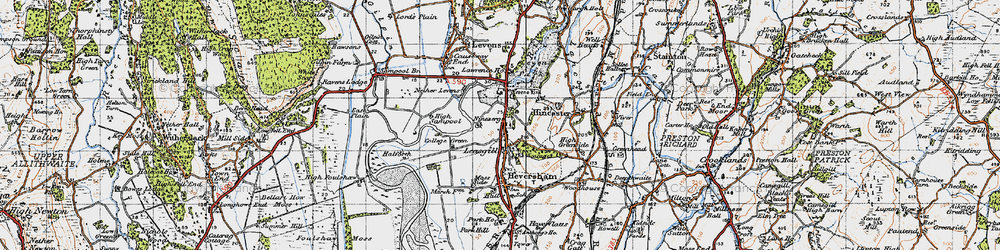 Old map of Leasgill in 1947