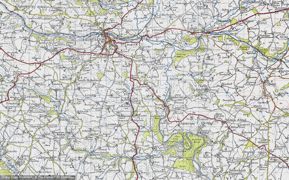 Old Map of Leburnick, 1946 in 1946