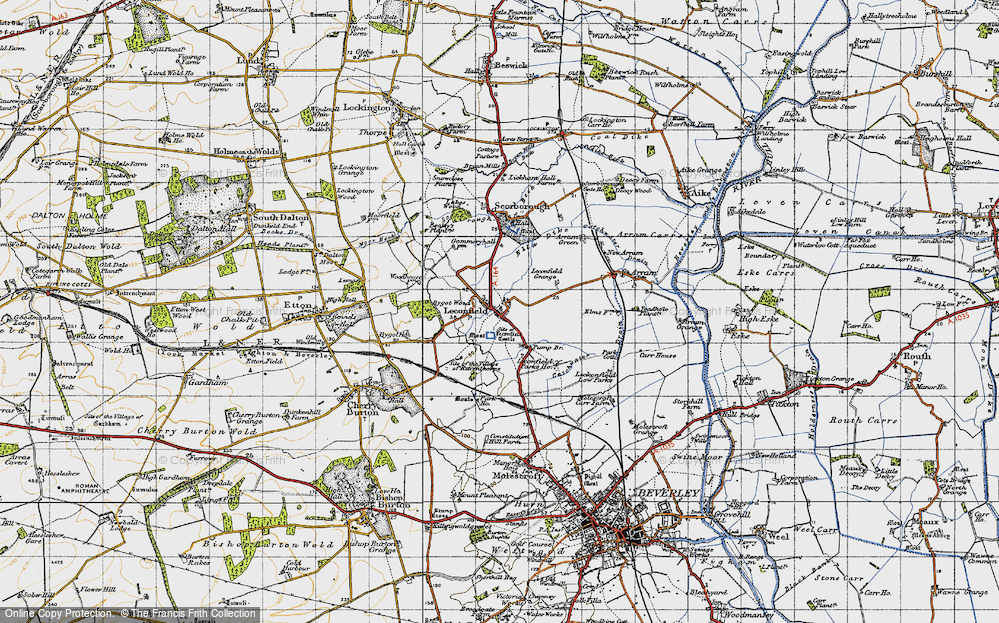 Old Map of Leconfield, 1947 in 1947