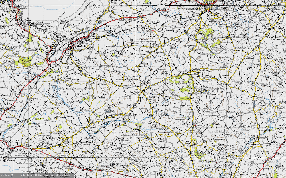 Old Map of Leedstown, 1946 in 1946