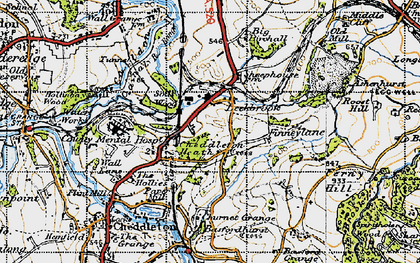 Old map of Leekbrook in 1946