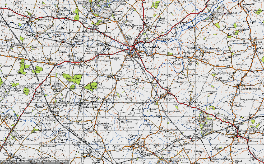 Old Map of Lenborough, 1946 in 1946