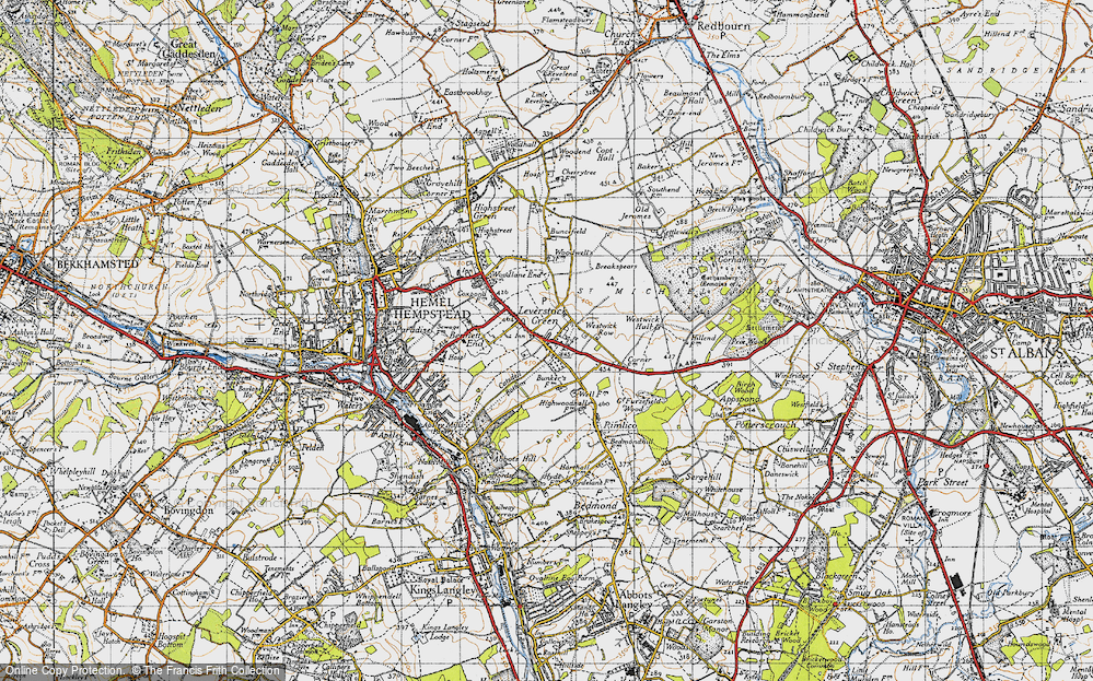Old Map of Leverstock Green, 1946 in 1946