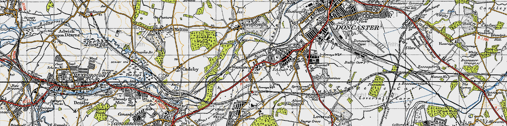 Old map of Levitt Hagg in 1947