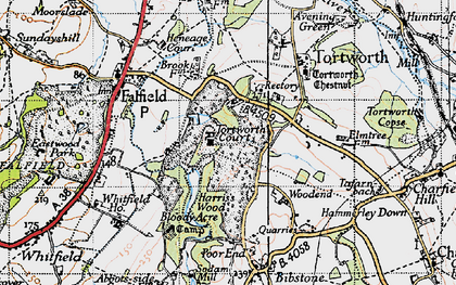 Old map of Leyhill in 1946