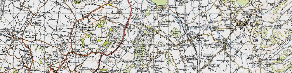 Old map of Leyhill in 1946