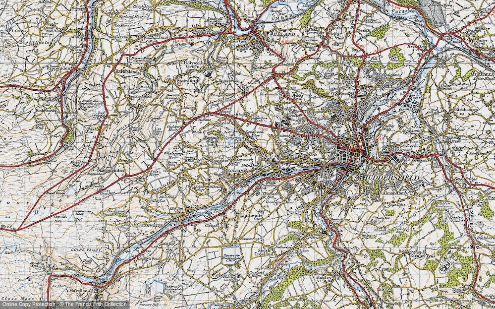 Old Map of Leymoor, 1947 in 1947