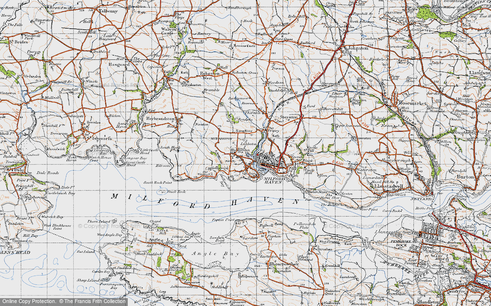 Old Map of Liddeston, 1946 in 1946