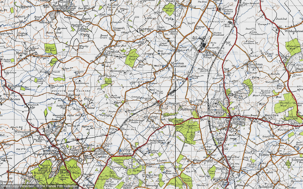 Old Map of Lidlington, 1946 in 1946