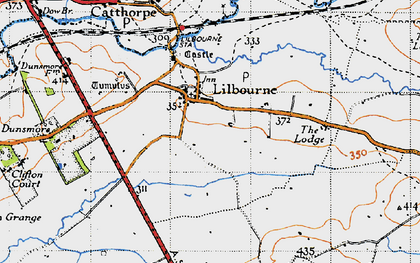 Old map of Lilbourne in 1946