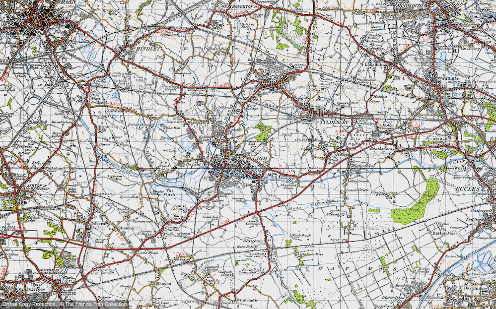 Old Map of Lilford, 1947 in 1947