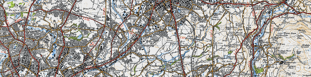 Old map of Lime Side in 1947