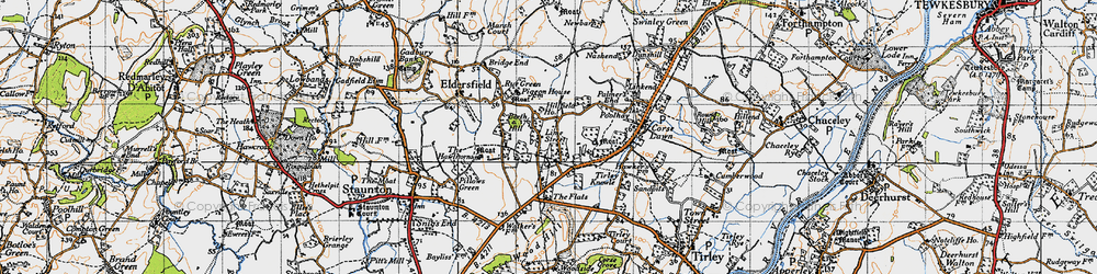 Old map of Lime Street in 1947