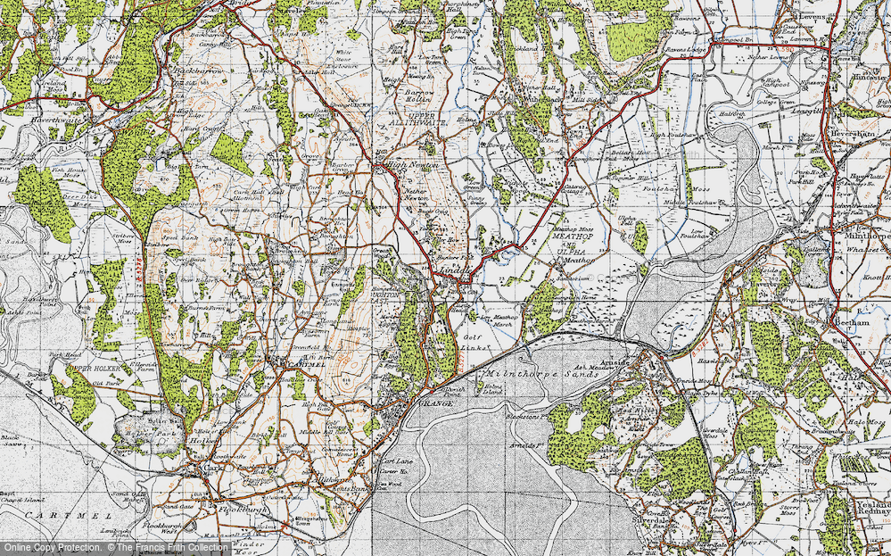 Old Map of Lindale, 1947 in 1947