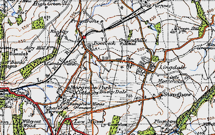Old map of Lingdale in 1947