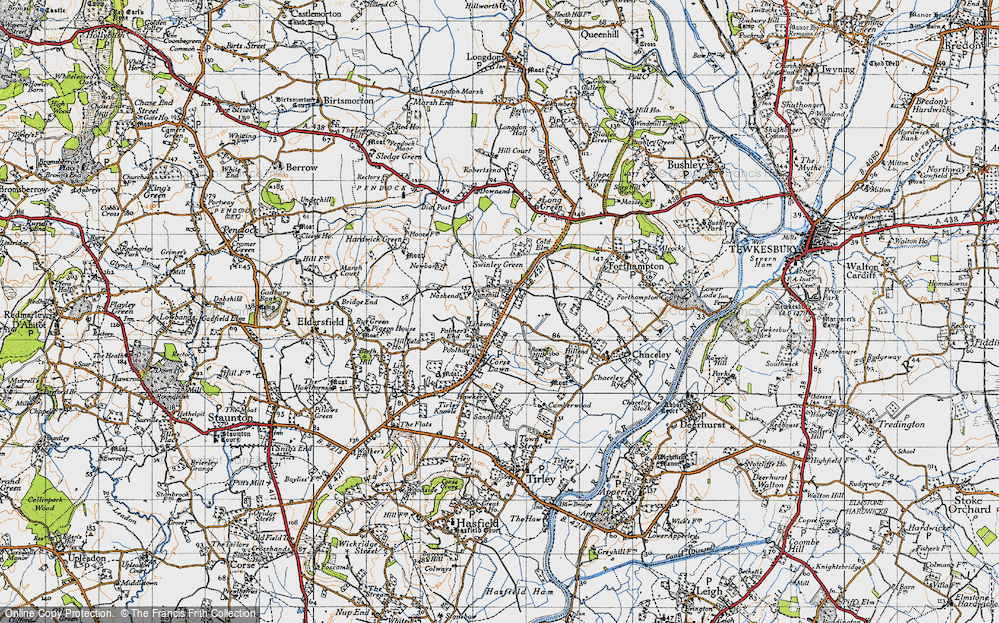 Old Map of Linkend, 1947 in 1947