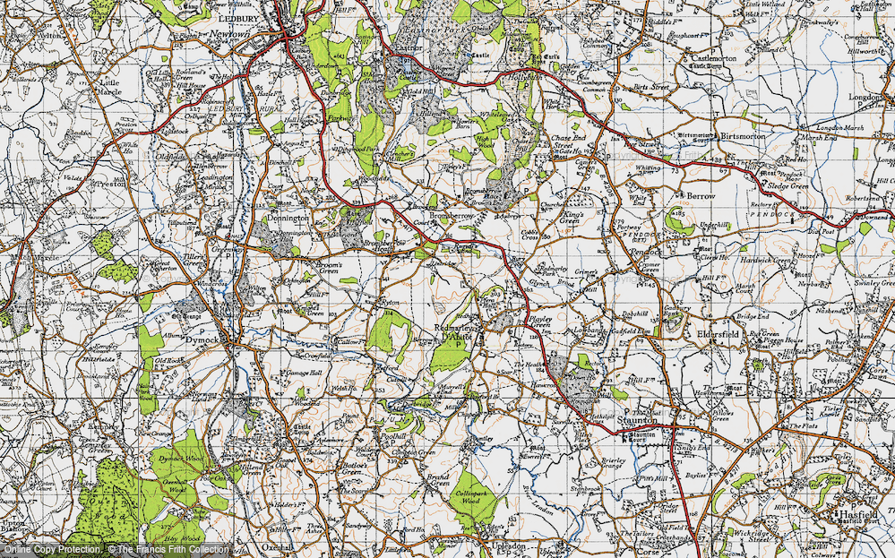 Old Map of Lintridge, 1947 in 1947