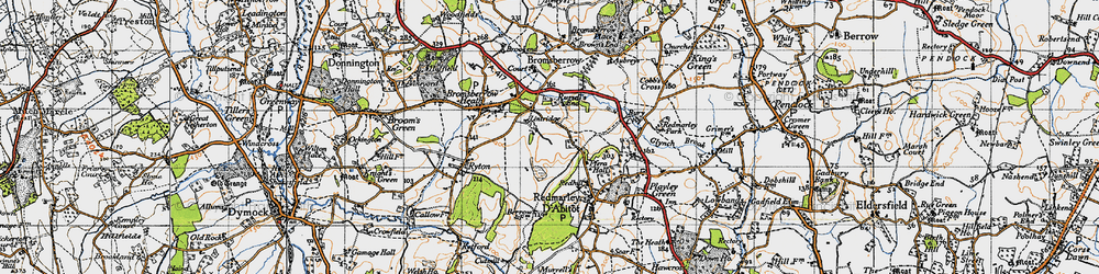 Old map of Lintridge in 1947