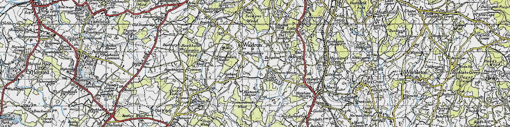 Old map of Tullaghmore in 1940
