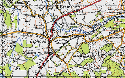Liphook 1940 Npo756709 Index Map 