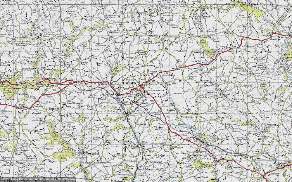 Old Map of Liskeard, 1946 in 1946
