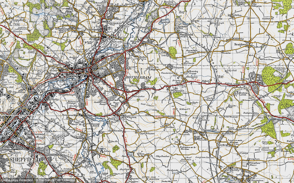 Old Map of Listerdale, 1947 in 1947