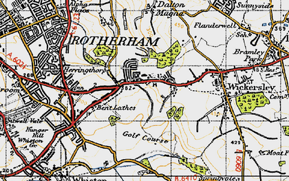 Old map of Listerdale in 1947