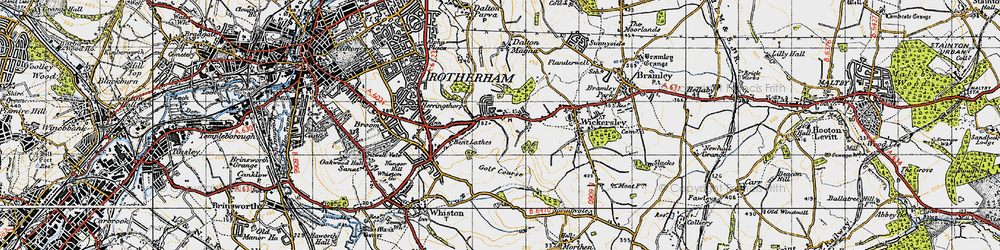 Old map of Listerdale in 1947