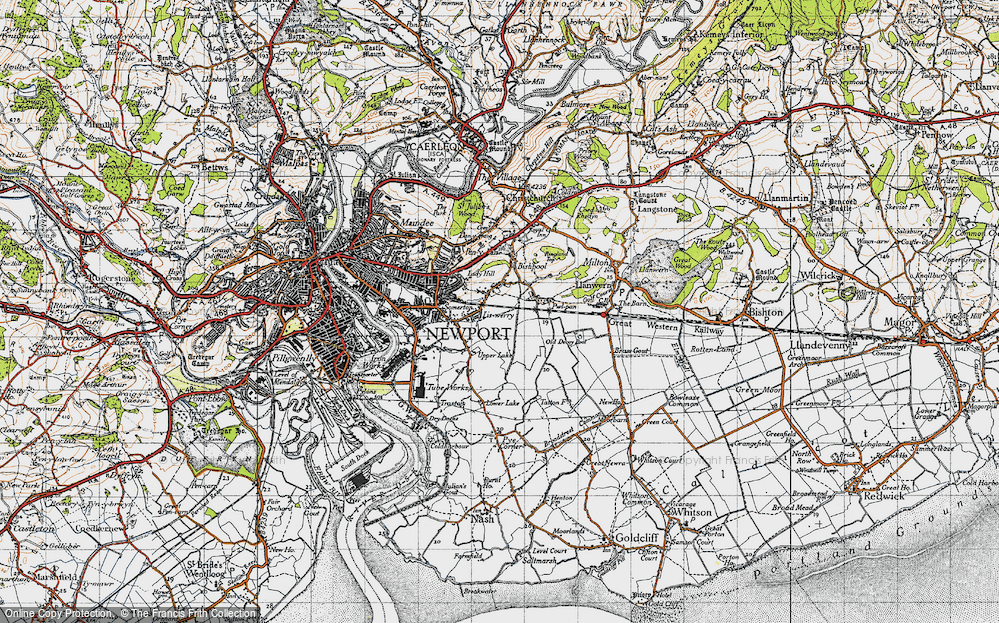 Old Map of Liswerry, 1946 in 1946