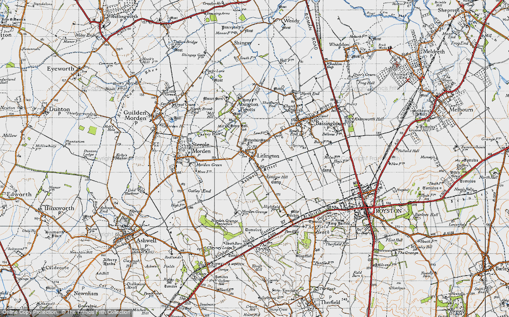 Old Map of Litlington, 1946 in 1946
