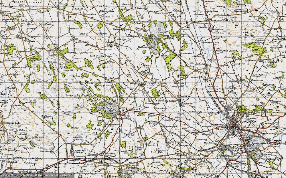 Old Map of Little Blencow, 1947 in 1947