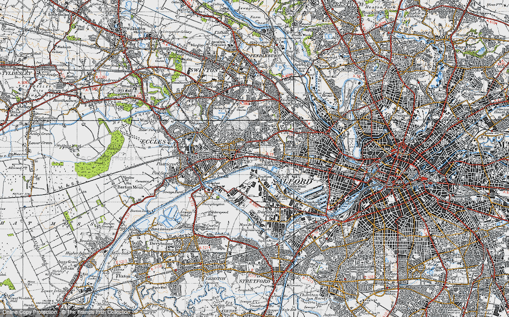 Old Map of Little Bolton, 1947 in 1947