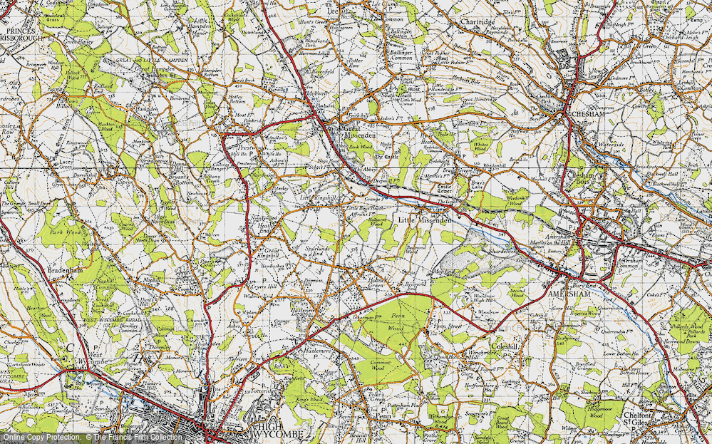Old Map of Little Boys Heath, 1946 in 1946