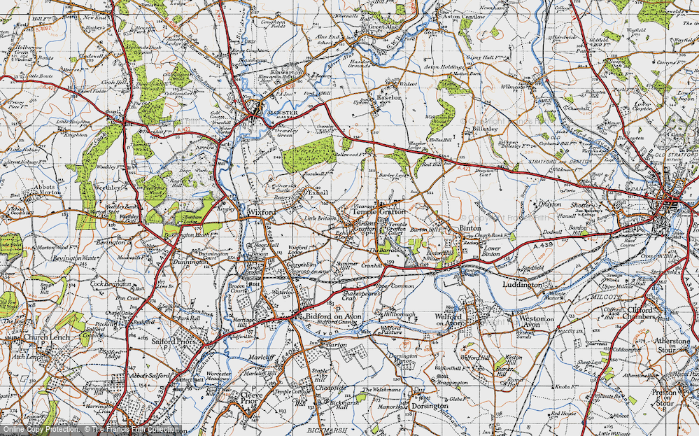 Old Map of Little Britain, 1947 in 1947