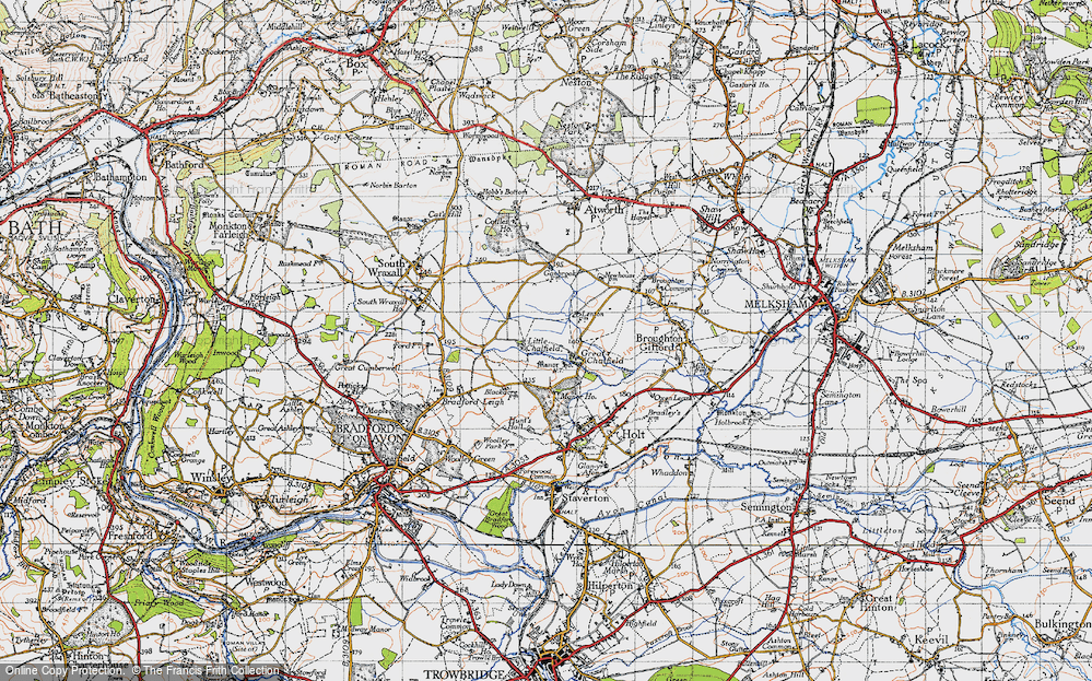 Old Map of Little Chalfield, 1946 in 1946