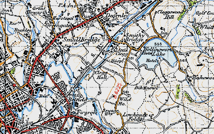 Old map of Little Clegg in 1947