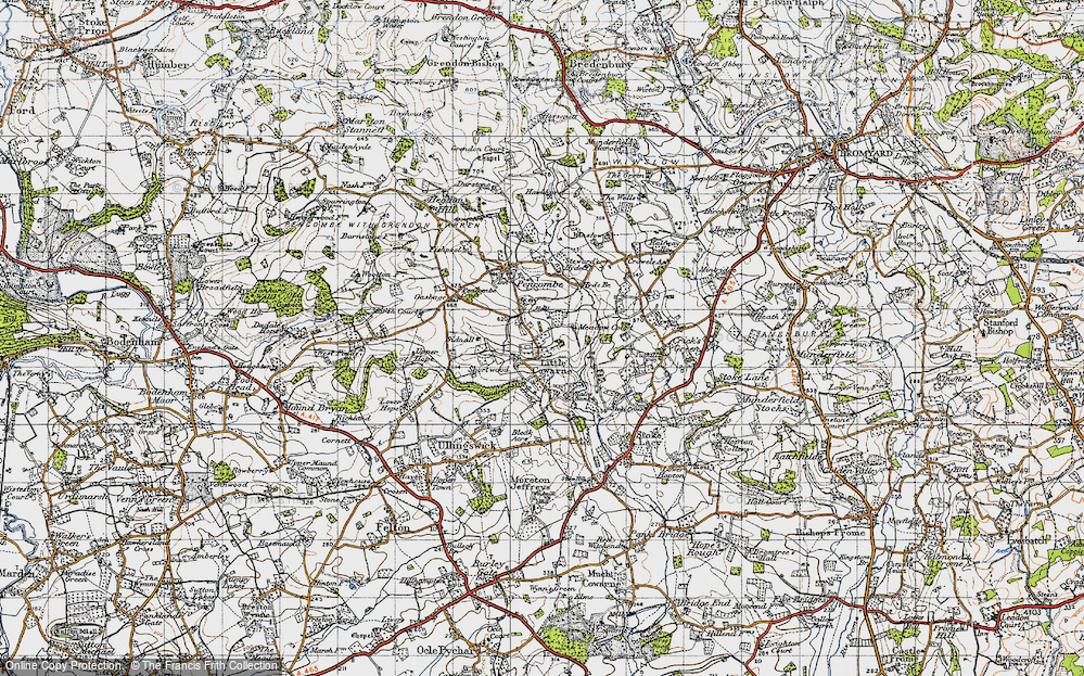 Old Map of Little Cowarne, 1947 in 1947