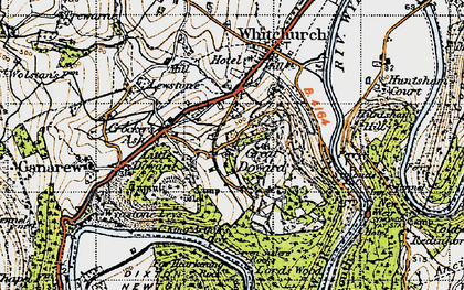 Old map of Little Doward in 1947
