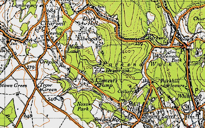 Old map of Little Drybrook in 1946