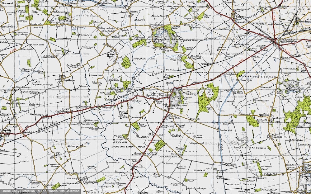 Old Map of Little End, 1947 in 1947