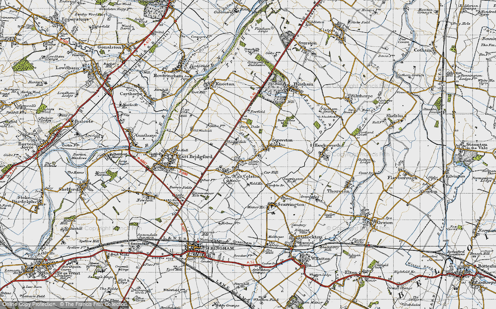 Old Map of Little Green, 1946 in 1946