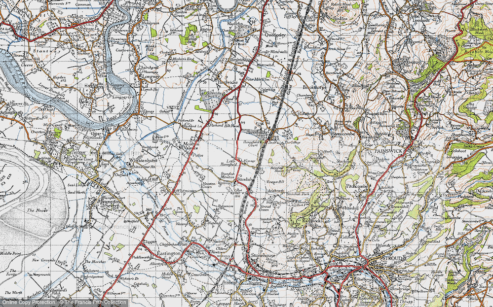 Old Map of Little Haresfield, 1946 in 1946