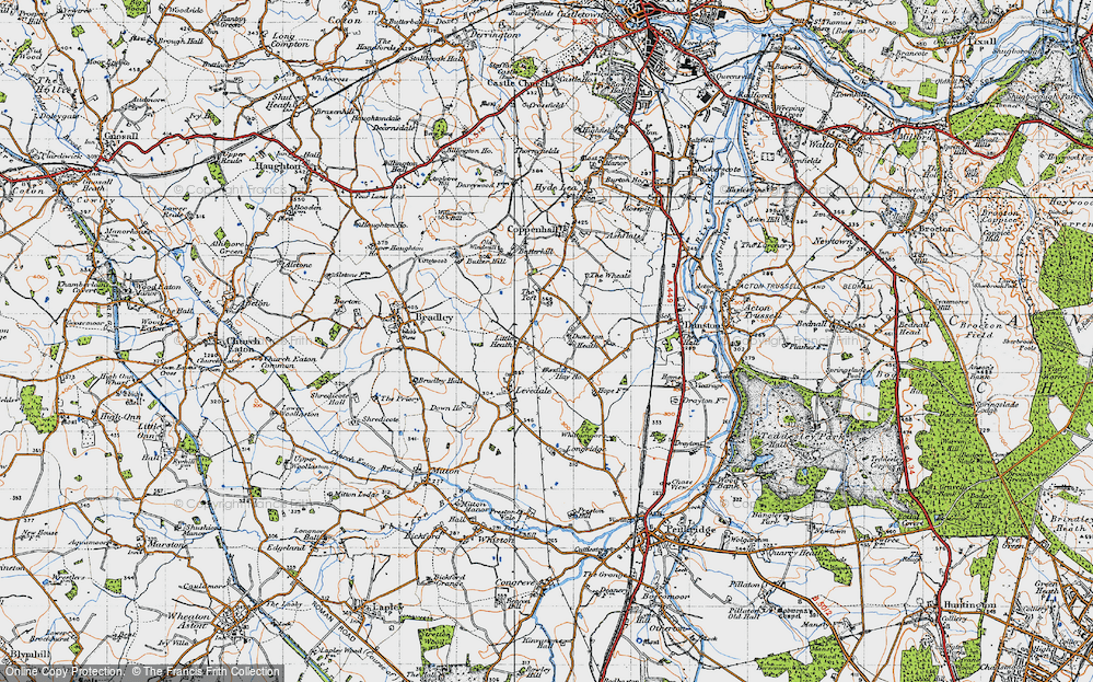 Old Map of Little Heath, 1946 in 1946