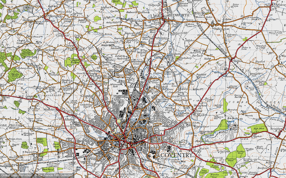 Old Map of Little Heath, 1946 in 1946