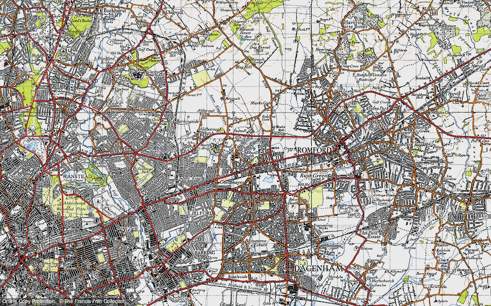 Old Map of Little Heath, 1946 in 1946