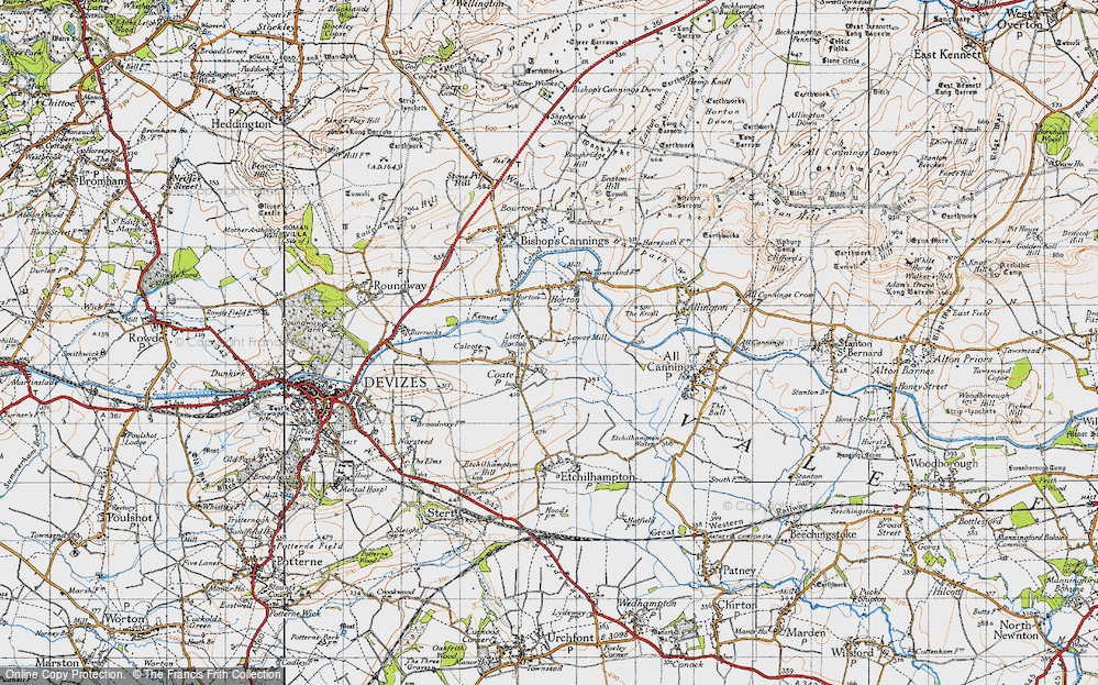 Old Map of Little Horton, 1940 in 1940