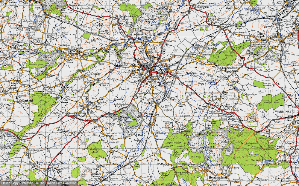Old Map of Little Keyford, 1946 in 1946