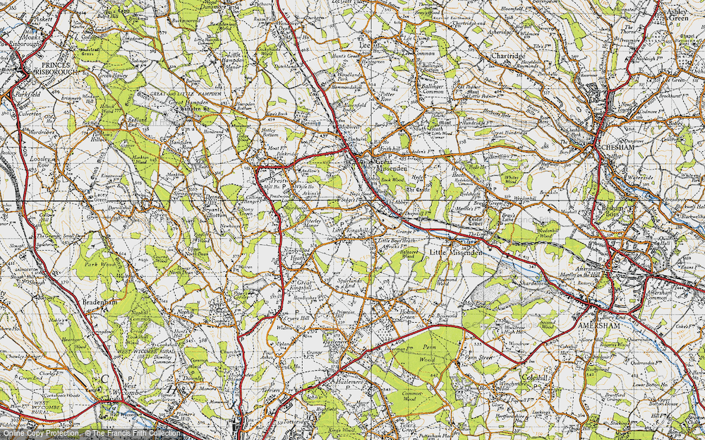 Old Map of Little Kingshill, 1946 in 1946